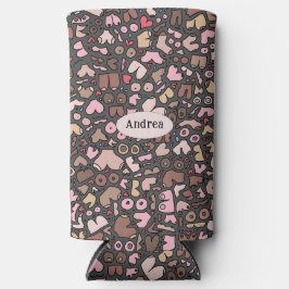 Enfriador De Latas Slim Patrón de pecho neutro