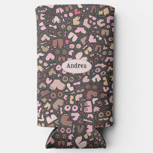 Enfriador De Latas Slim Patrón de pecho neutro