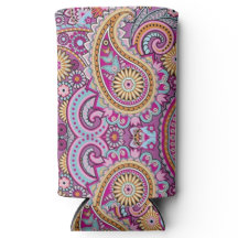Patrón floral de paisley boho vibrante | Arte colo