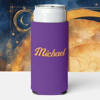 Enfriador De Latas Slim Personalización del nombre de un Personalizado de 