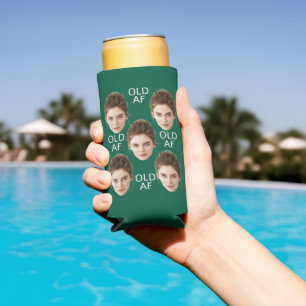 Enfriador De Latas Slim Personalizado Cara 20.º 30.º 40.º 50.º centinela