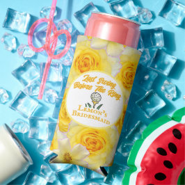 Enfriador De Latas Slim Personalizado de la fiesta de la solla de limón am