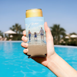 Enfriador De Latas Slim Personalizado Su Refrigerador de bebidas fotográfi