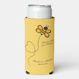 Enfriador De Latas Slim Personalizado Texto Ama