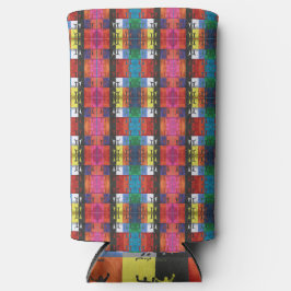 Enfriador De Latas Slim Pop art nº1 de Yeshaya Dank - unidad y armonía