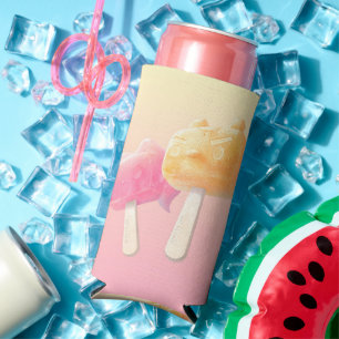 Enfriador De Latas Slim Popsicles de caracteres