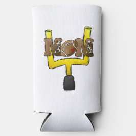 Enfriador De Latas Slim Post de la meta de la madre del fútbol