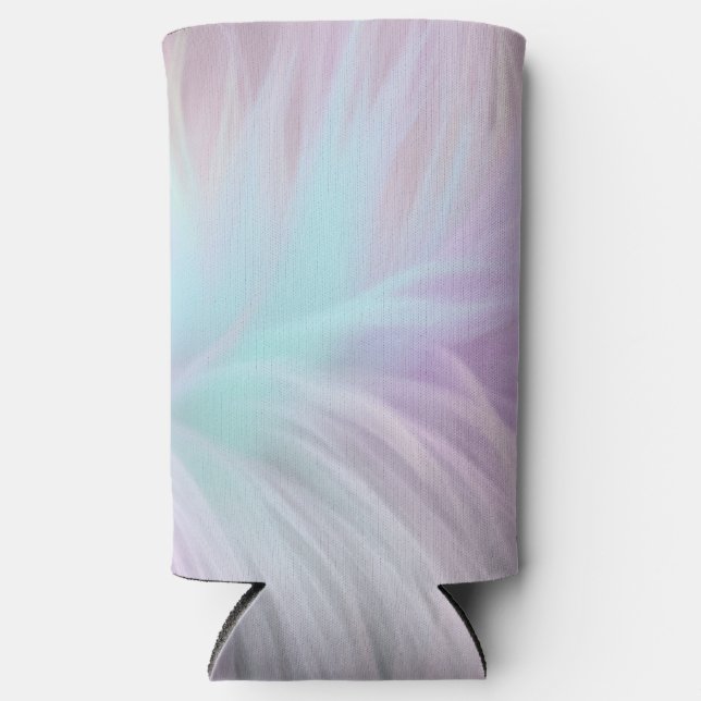 Enfriador De Latas Slim Puro arcoiris pastel (Anverso)