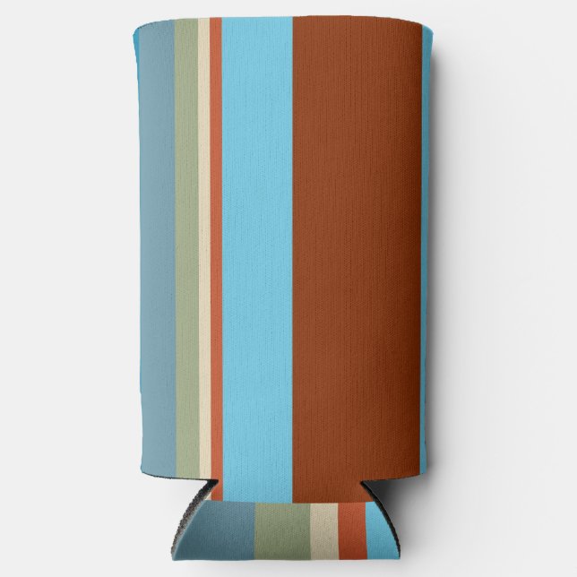 Enfriador De Latas Slim Rayas suroeste 23 (Anverso)