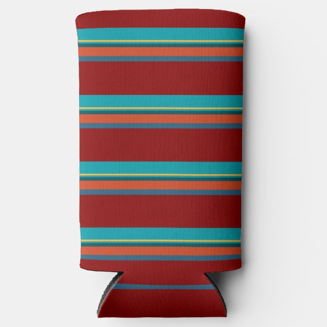 Enfriador De Latas Slim Rayas suroeste 24 (Anverso)