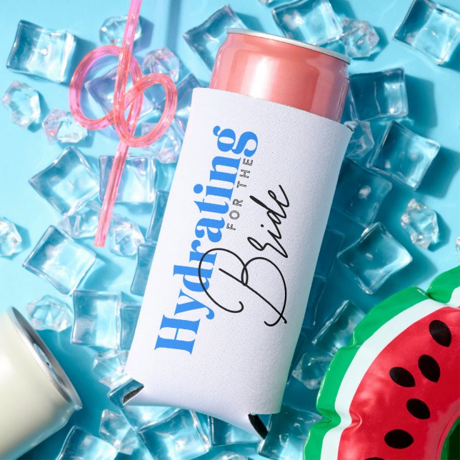 Enfriador De Latas Slim Refrigerador de bebidas de la tribu de novias (Verano in situ)