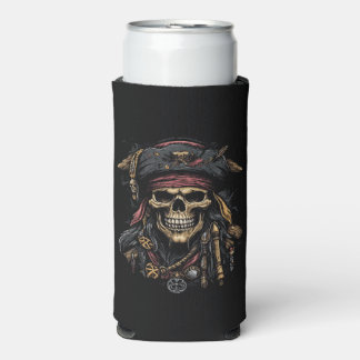 Enfriador De Latas Slim Refrigerador de bebidas de mascota pirata