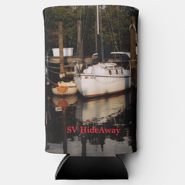 Enfriador De Latas Slim Refrigerador de bebidas de Personalizado de vela (Anverso)