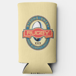 Enfriador De Latas Slim Refrigerador de bebidas de seltzer de rugby person