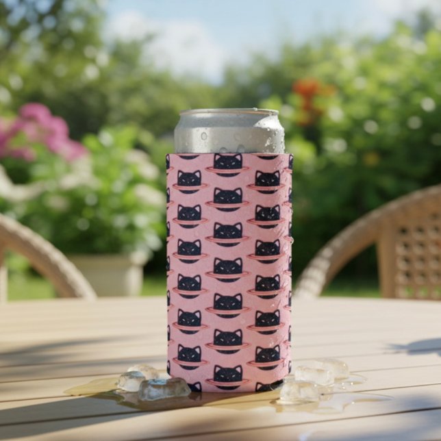 Enfriador De Latas Slim Refrigerador de bebidas Planet Cat (Subido por el creador)