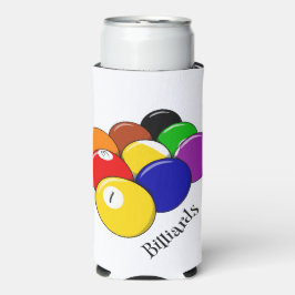 Enfriador De Latas Slim Refrigerador de bebidas Seltzer de diseño Billiard