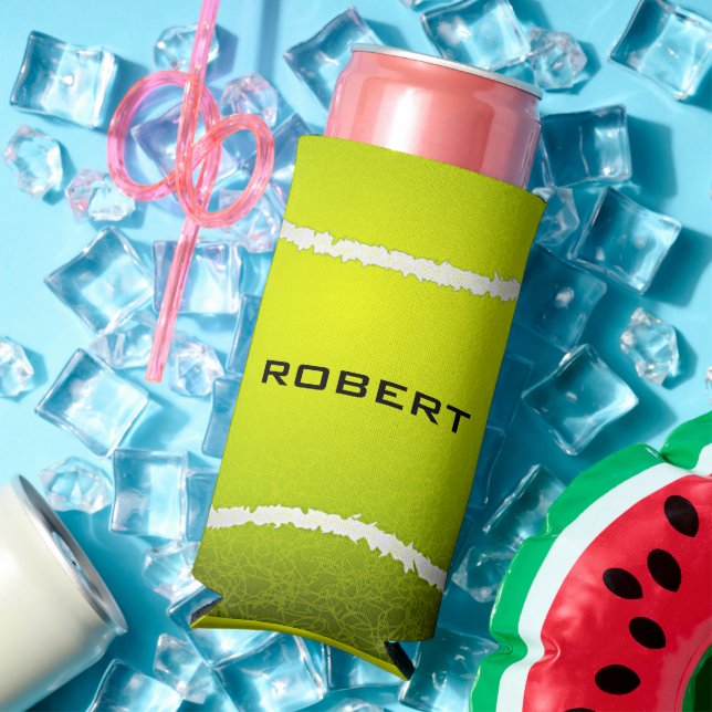 Enfriador De Latas Slim Refrigerador de bebidas Seltzer de diseño de bolas (Verano in situ)