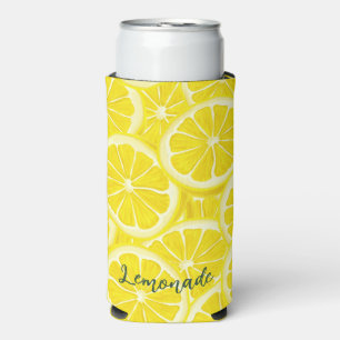 Enfriador De Latas Slim Refrigerador de bebidas Seltzer de Diseño de Lemon