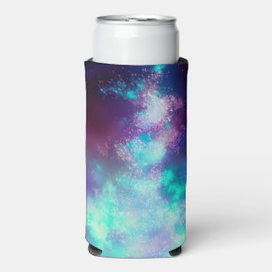 Enfriador De Latas Slim Refrigerador de luces de neón de cielo nocturno
