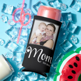 Enfriador De Latas Slim Regalo de Foto Personalizado para Mamá Establecido