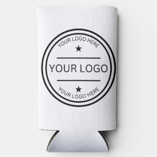 Enfriador De Latas Slim Regalo de la boda con el logotipo fotográfico pers