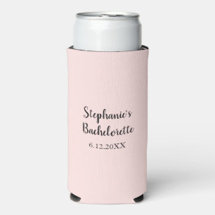 Enfriador De Latas Slim Regalo de la fiesta de la Boda rosa Rosa Misty