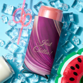 Enfriador De Latas Slim Resumen moderno sólo Chillin-