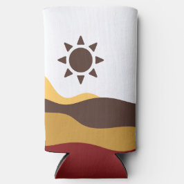 Enfriador De Latas Slim Retro Boho Sun