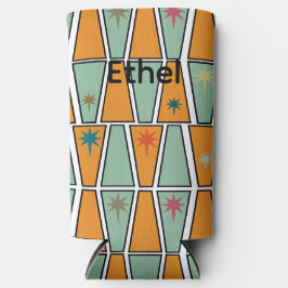 Enfriador De Latas Slim Rombos con Estallidos de Estrellas 