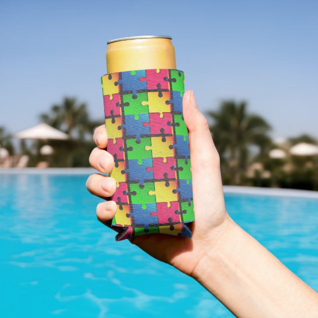 Enfriador De Latas Slim Rompecabezas Pop (Piscina in situ)