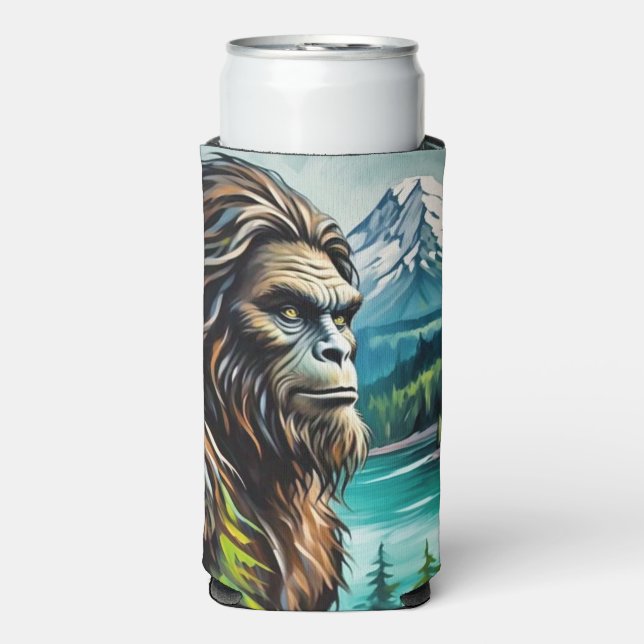 Enfriador De Latas Slim Sasquatch (Frente Agua con Gas)