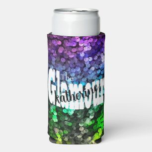 Enfriador De Latas Slim Secuencia de glamour brillante