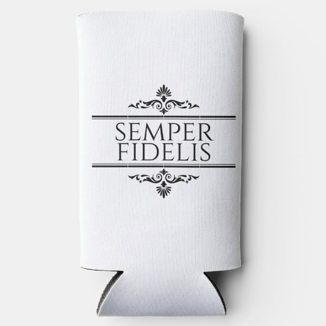 Enfriador De Latas Slim Semper Fidelis (Anverso)