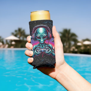 Enfriador De Latas Slim Ser Extraterrestre Alien Personalizado para Juegos