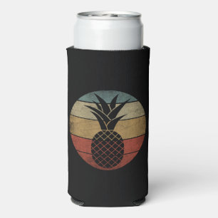 Enfriador De Latas Slim Silhouette Pineapple