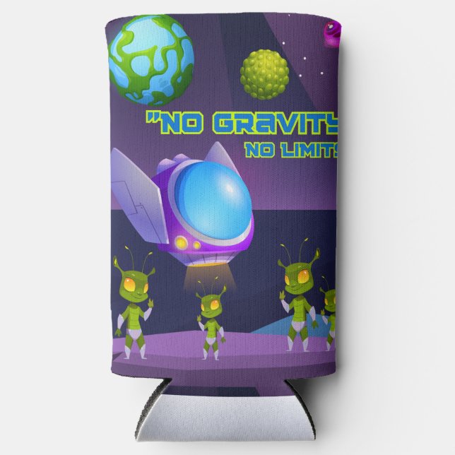 Enfriador De Latas Slim Sin gravedad ni límites (Anverso)