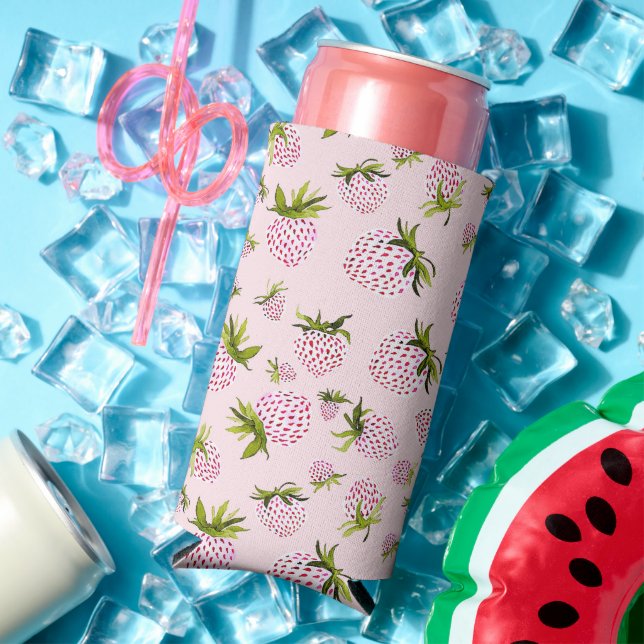 Enfriador De Latas Slim Soft Strawberries - Berry Sweet  (Verano in situ)