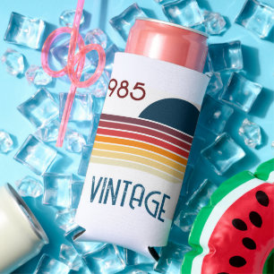 Enfriador De Latas Slim Sol de raya retro vintage 1985