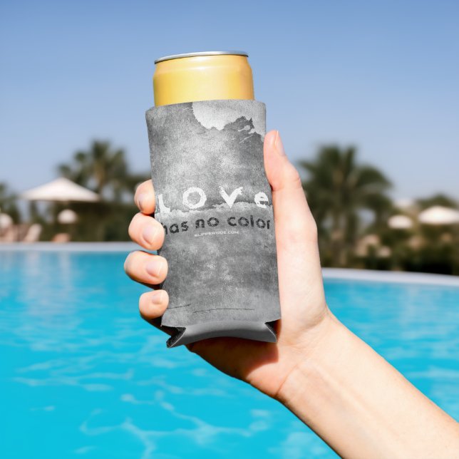 Enfriador De Latas Slim St. Patrick's Day de SlipperyJoe en tres hojas c (Piscina in situ)