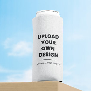 Enfriador De Latas Slim Sube tu propio diseño aquí Plantilla personaliza