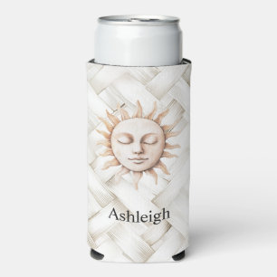 Enfriador De Latas Slim Sunshine Sun White Basket Weev