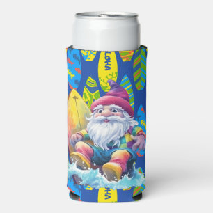 Enfriador De Latas Slim Surfer Gnome