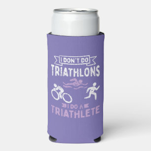 Enfriador De Latas Slim Triathlon Funny