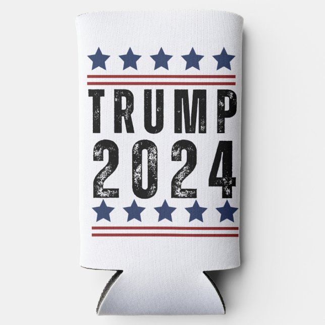 Enfriador De Latas Slim Trump 2024 (Anverso)