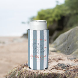 Enfriador De Latas Slim Última tostada en la soltera costera