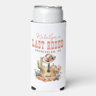 Enfriador De Latas Slim Último fin de semana de Bachelorette de Rodeo