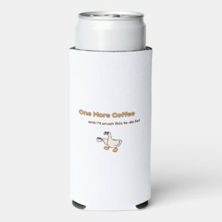 Enfriador De Latas Slim Un diseño de pato para Un Café Más