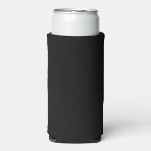 Enfriador De Latas Slim Una superficie texturizada negra oscura plana llen