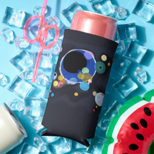 Enfriador De Latas Slim Varios círculos, Vassily Kandinsky en digital