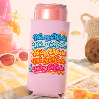 Enfriador De Latas Slim Verano Retro